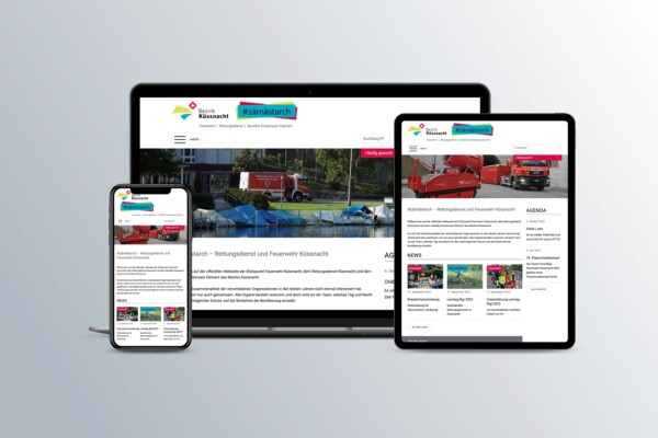 Auftritt von Rettungsdienst und Feuerwehr Küssnacht